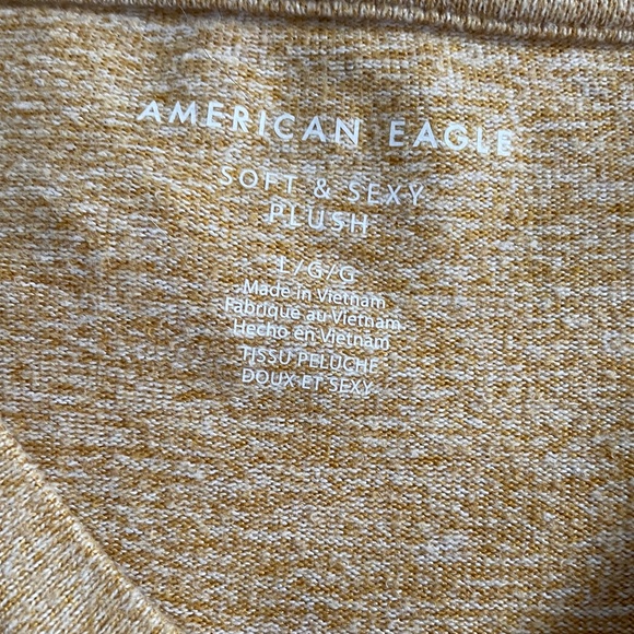 American Eagle, Yellow, L, Long sleeve tee - Picture 2 of 3